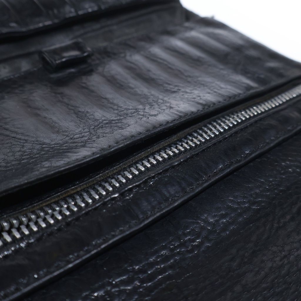 Chrome Hearts Wave Leather Wallet Black — view 5