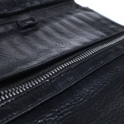 Chrome Hearts Wave Leather Wallet Black — view 5