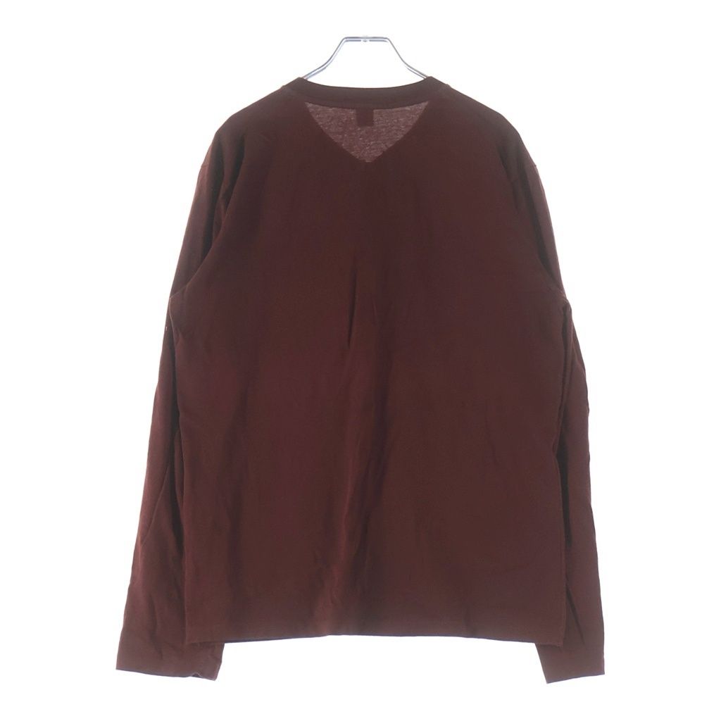 Louis Vuitton Henry Neck 10 Button Logo Pisneme Long Sleeve Top Red — view 2