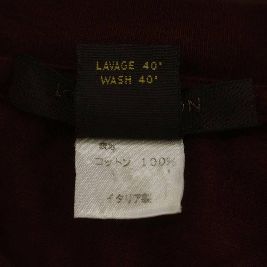 Louis Vuitton Henry Neck 10 Button Logo Pisneme Long Sleeve Top Red — view 7