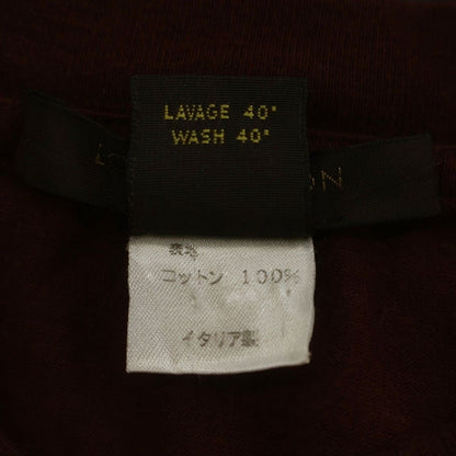 Louis Vuitton Henry Neck 10 Button Logo Pisneme Long Sleeve Top Red — view 7