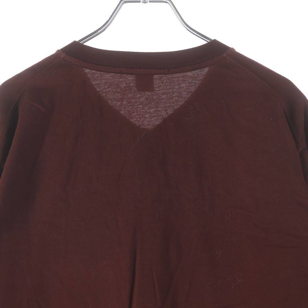 Louis Vuitton Henry Neck 10 Button Logo Pisneme Long Sleeve Top Red — view 4