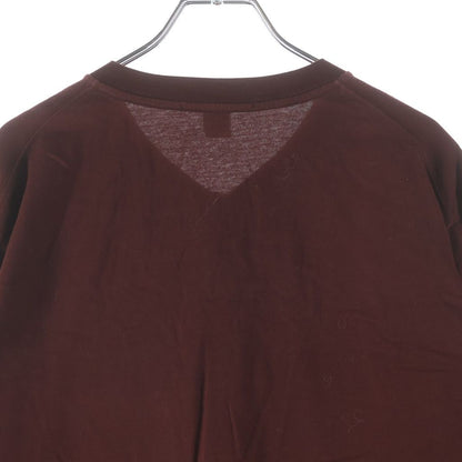 Louis Vuitton Henry Neck 10 Button Logo Pisneme Long Sleeve Top Red — view 4