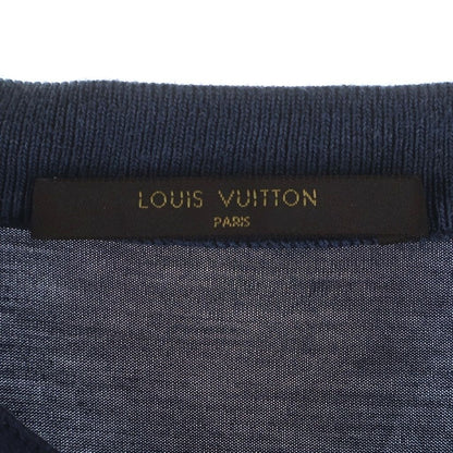 Louis Vuitton Raglan Switch Silk Cotton Henley Neck Elbow Patch Long Sleeve Top — view 6