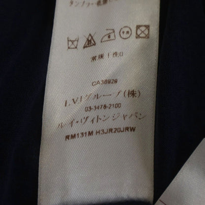 Louis Vuitton Raglan Switch Silk Cotton Henley Neck Elbow Patch Long Sleeve Top — view 7