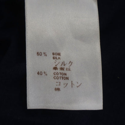 Louis Vuitton Raglan Switch Silk Cotton Henley Neck Elbow Patch Long Sleeve Top — view 8