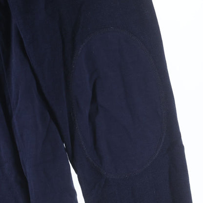 Louis Vuitton Raglan Switch Silk Cotton Henley Neck Elbow Patch Long Sleeve Top — view 5