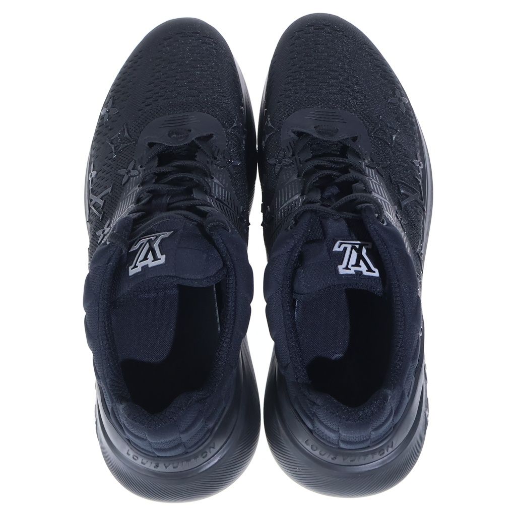 Louis Vuitton Show Up Line Monogram Mesh Low Cut Sneakers Black — view 4