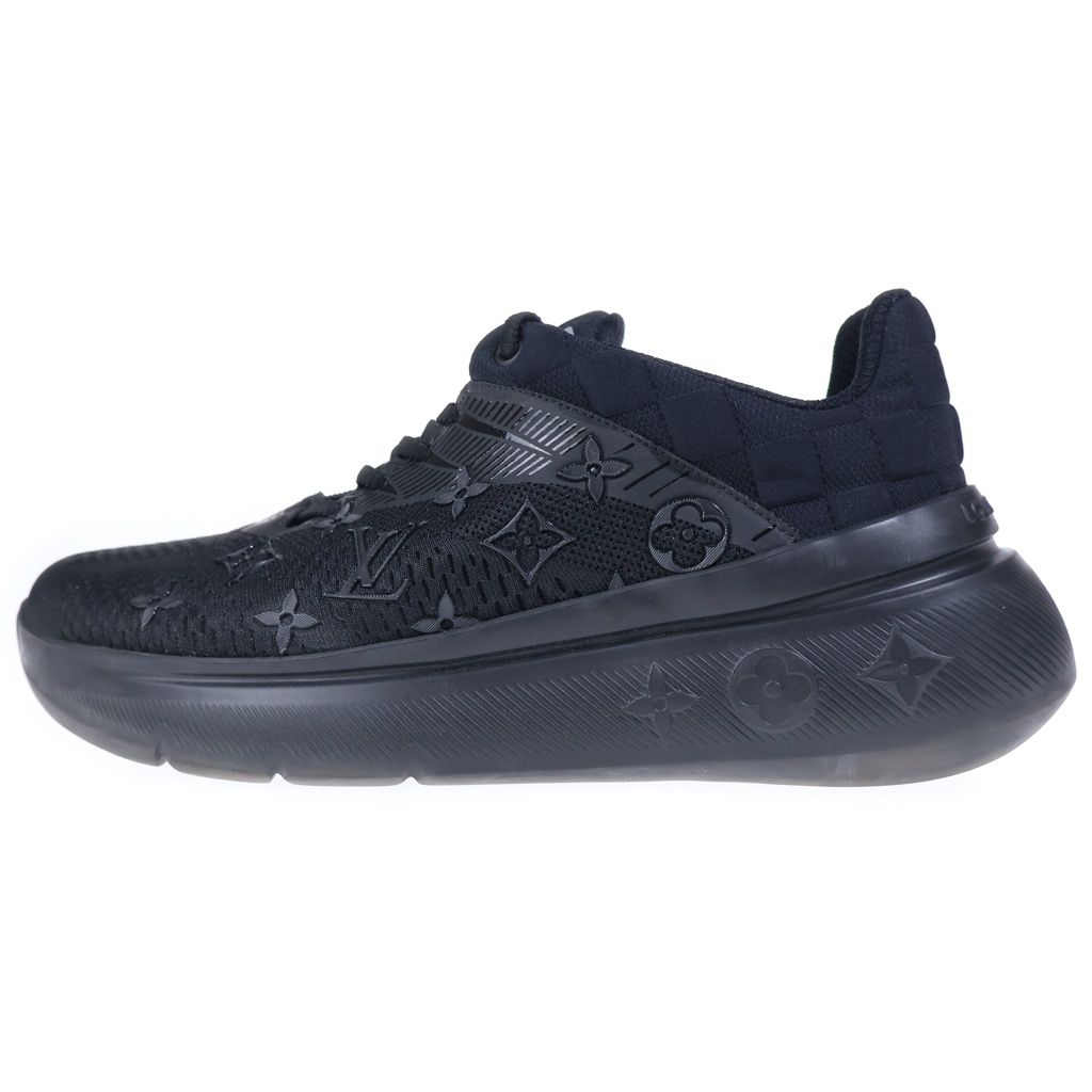 Louis Vuitton Show Up Line Monogram Mesh Low Cut Sneakers Black