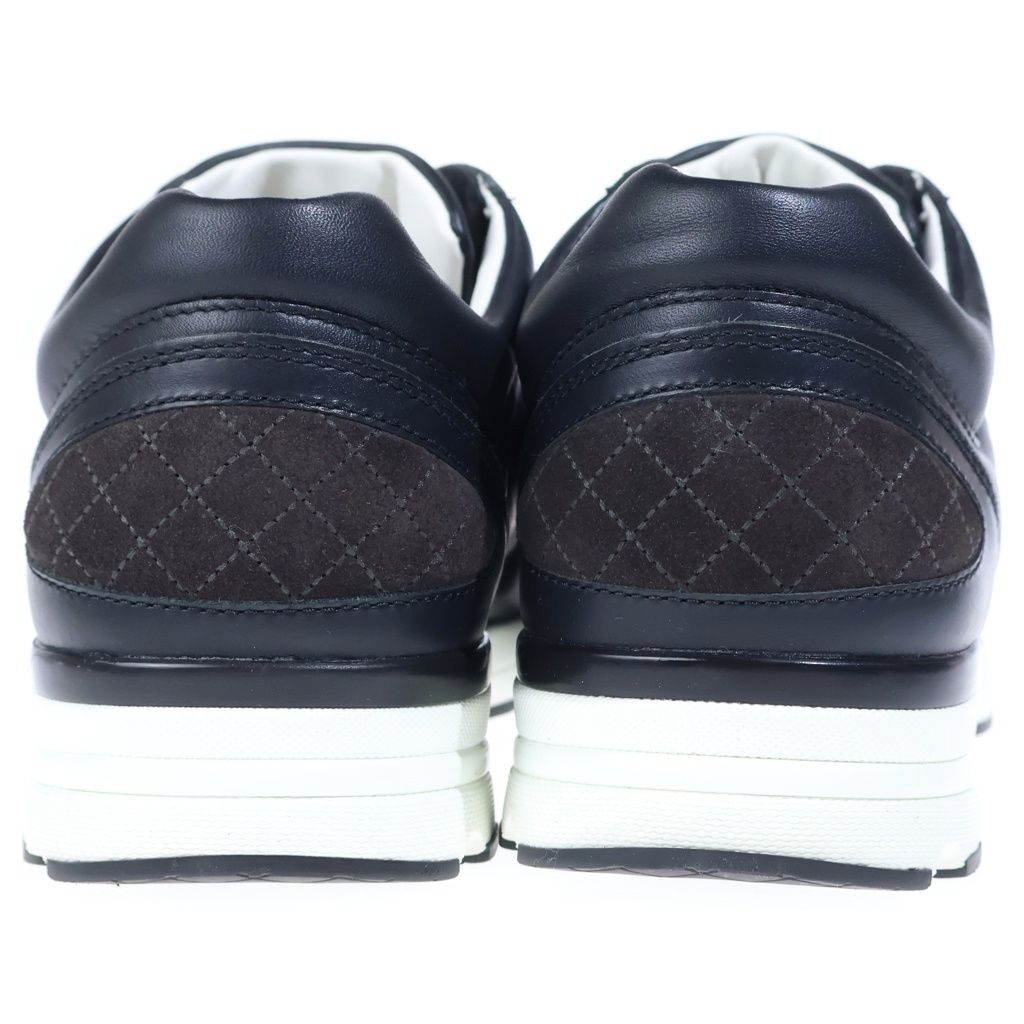 Chanel CC Logo Calfskin Low Cut Sneakers Black — view 3