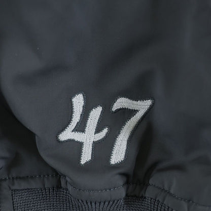 Dior Embroidered Logo Casual Jacket Front Embroidery Nylon Bomber Gray — view 6