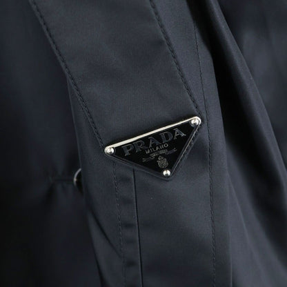Prada Re-Nylon Long Coat Black — view 5