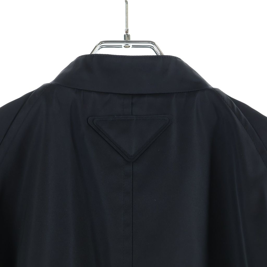 Prada Re-Nylon Long Coat Black — view 4