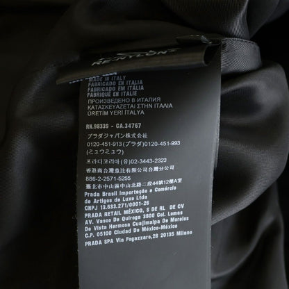 Prada Re-Nylon Long Coat Black — view 8