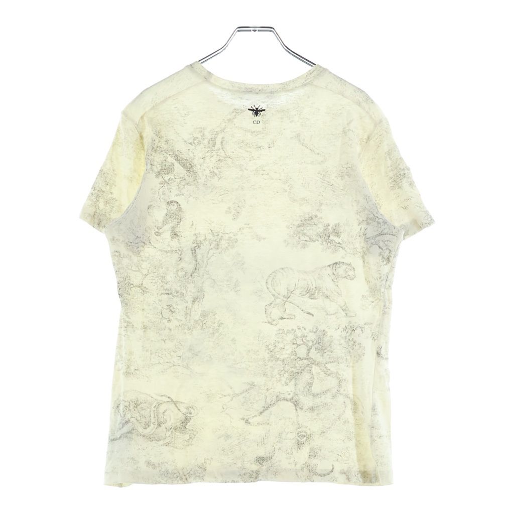 Dior Toile de Jouy Short Sleeve T-Shirt White — view 2