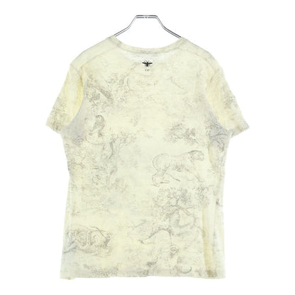 Dior Toile de Jouy Short Sleeve T-Shirt White — view 2