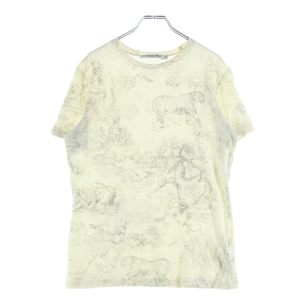 Dior Toile de Jouy Short Sleeve T-Shirt White
