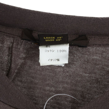 Louis Vuitton Henry Neck 10 Button Logo Pisneme Long Sleeve Top Brown — view 7