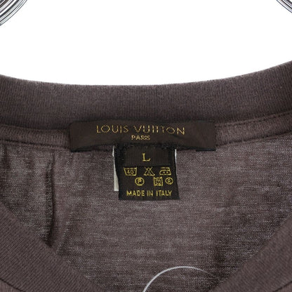 Louis Vuitton Henry Neck 10 Button Logo Pisneme Long Sleeve Top Brown — view 6