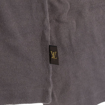 Louis Vuitton Henry Neck 10 Button Logo Pisneme Long Sleeve Top Brown — view 5