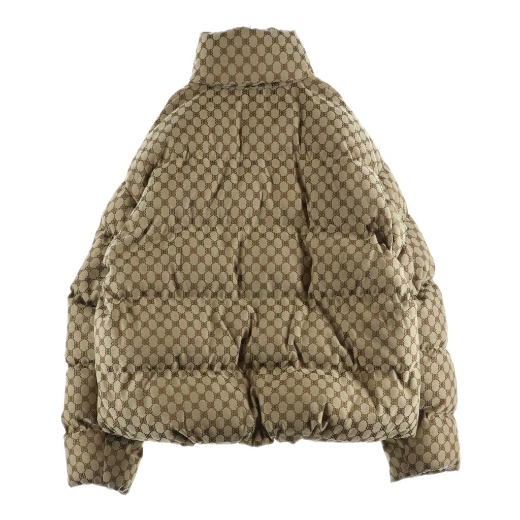 Gucci the Hacker Project BB All Over Pattern Puffy Down Jacket Beige — view 2