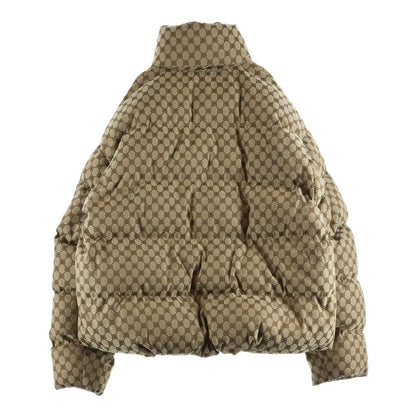 Gucci the Hacker Project BB All Over Pattern Puffy Down Jacket Beige — view 2