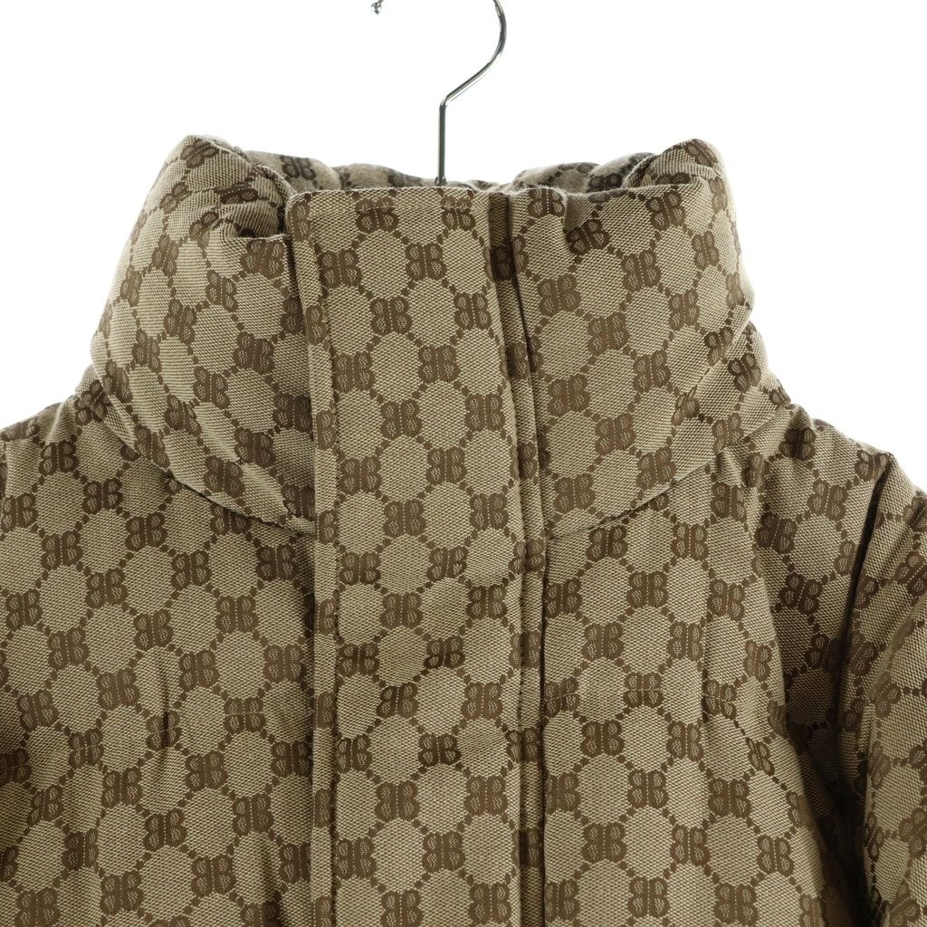 Gucci the Hacker Project BB All Over Pattern Puffy Down Jacket Beige — view 3