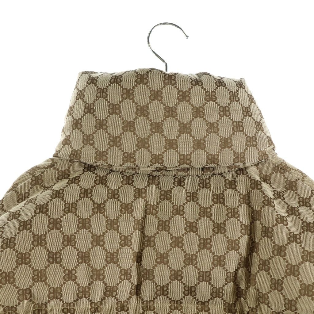 Gucci the Hacker Project BB All Over Pattern Puffy Down Jacket Beige — view 4