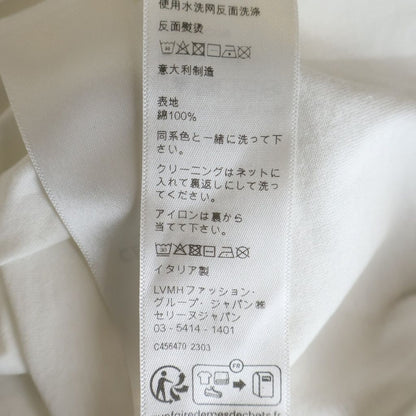 Celine Front Logo Print Short Sleeve T-Shirt White — view 8