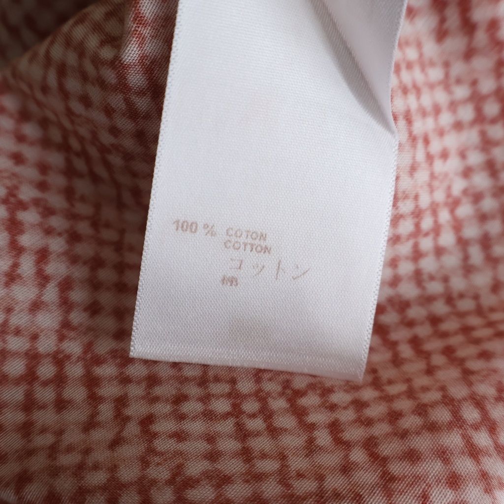 Louis Vuitton Color Column Pattern Border Short Sleeve Shirt Red All Over — view 7