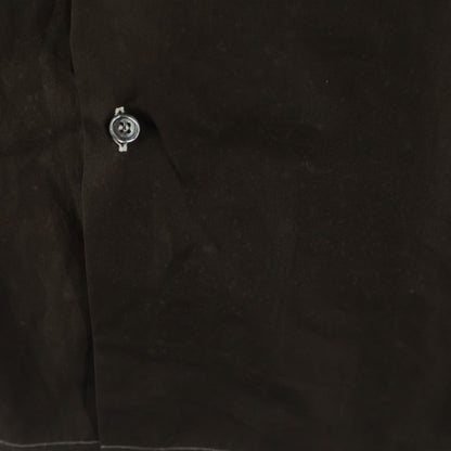 Louis Vuitton Broad White Stitch Long Sleeve Shirt Brown — view 5