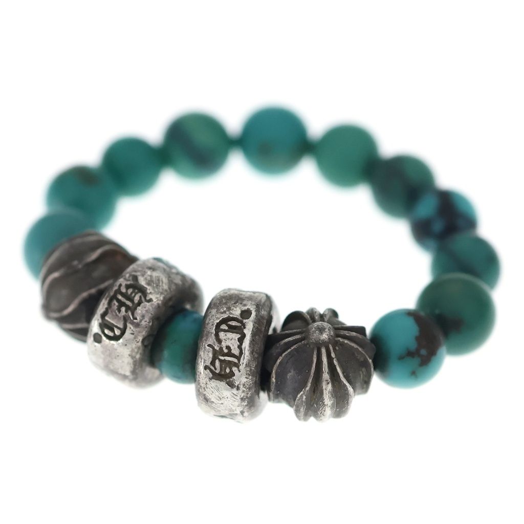Chrome Hearts Bead Ring Beads Turquoise Silver