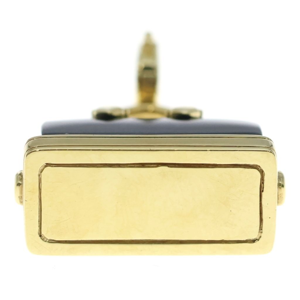 Louis Vuitton Alma Onyx Pendant Necklace Gold Black — view 5