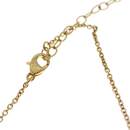 Gucci Script Logo Necklace Star Pendant Chain Gold — view 5