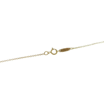 Tiffany & Co Small Cross Diamond Necklace Pendant Chain Gold — view 4