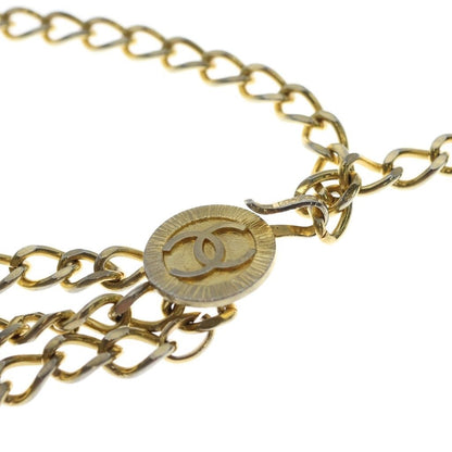Chanel CC Logo Triple Chain Belt Gold — view 4