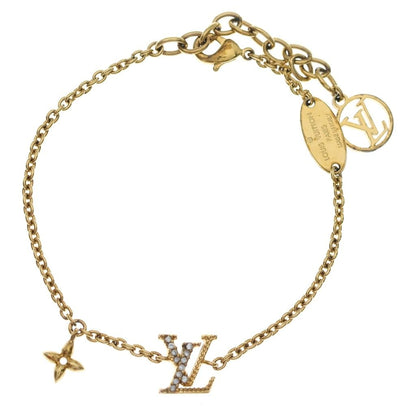Louis Vuitton LV Iconic Line Stone Chain Bracelet Gold