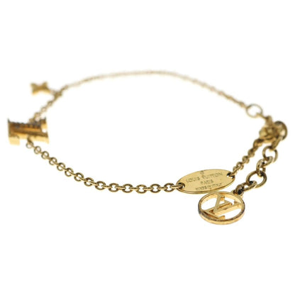 Louis Vuitton LV Iconic Line Stone Chain Bracelet Gold — view 4
