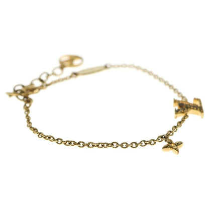 Louis Vuitton LV Iconic Line Stone Chain Bracelet Gold — view 3