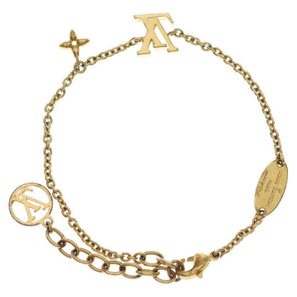 Louis Vuitton LV Iconic Line Stone Chain Bracelet Gold — view 2