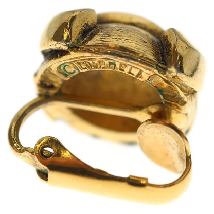 Chanel CC Logo Ball Earrings Gold — view 6