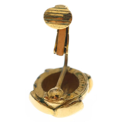Chanel CC Logo Ball Earrings Gold — view 5