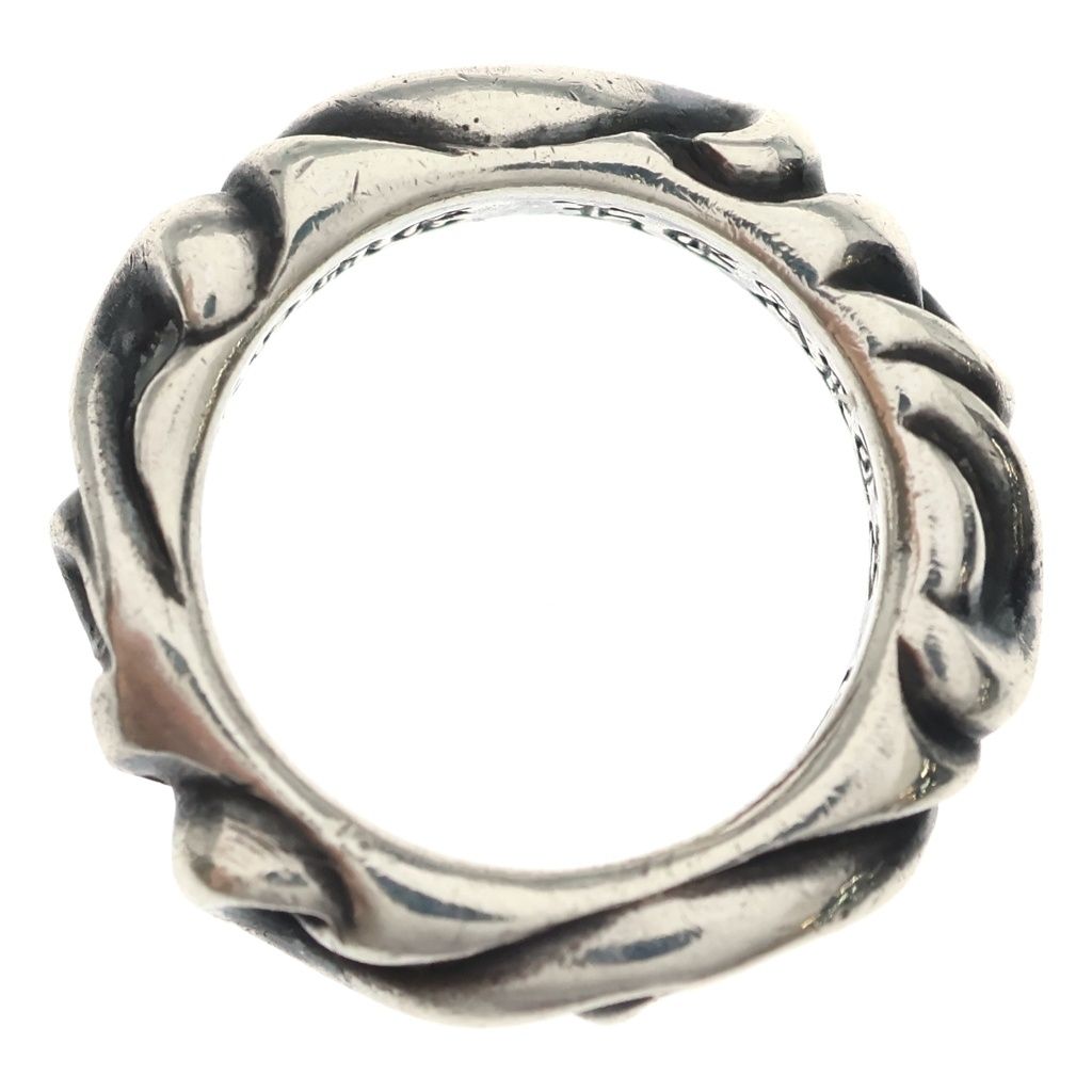 Chrome Hearts Scrl Band Scroll Ring Silver — view 6