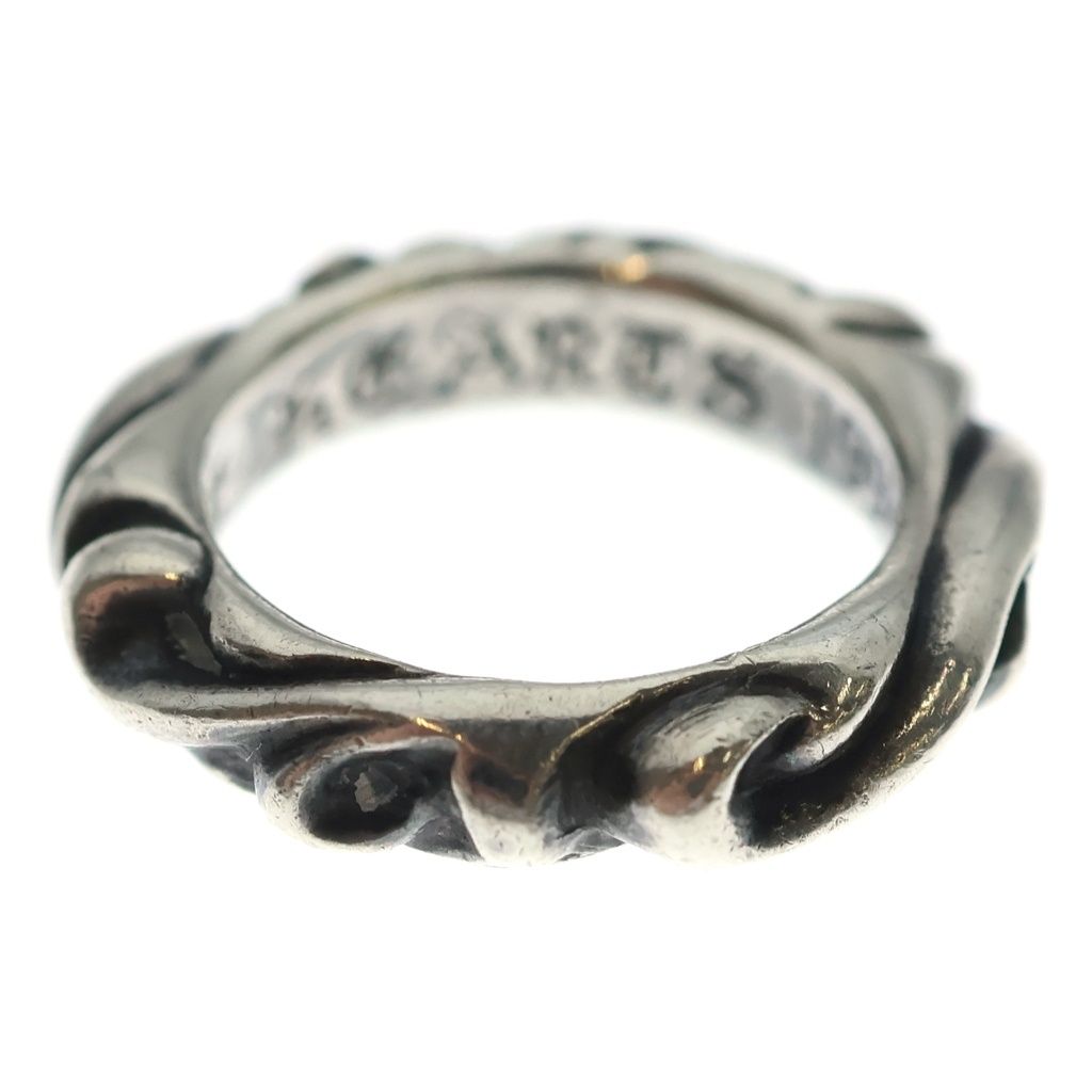 Chrome Hearts Scrl Band Scroll Ring Silver — view 3