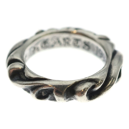 Chrome Hearts Scrl Band Scroll Ring Silver — view 3