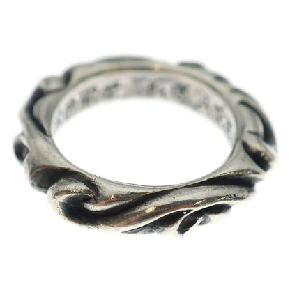 Chrome Hearts Scrl Band Scroll Ring Silver