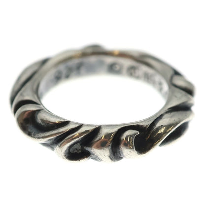 Chrome Hearts Scrl Band Scroll Ring Silver — view 4