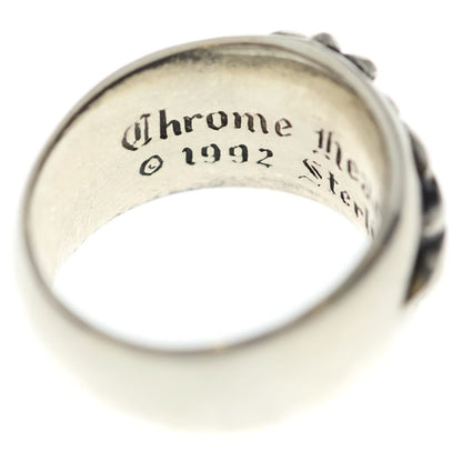 Chrome Hearts Flrl Crs Floral Cross Ring Silver — view 5
