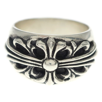 Chrome Hearts Flrl Crs Floral Cross Ring Silver — view 4