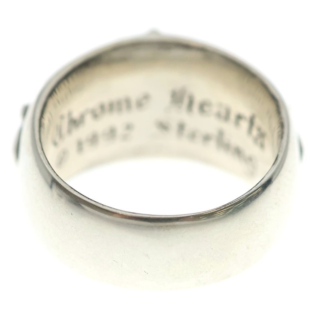 Chrome Hearts Flrl Crs Floral Cross Ring Silver — view 2